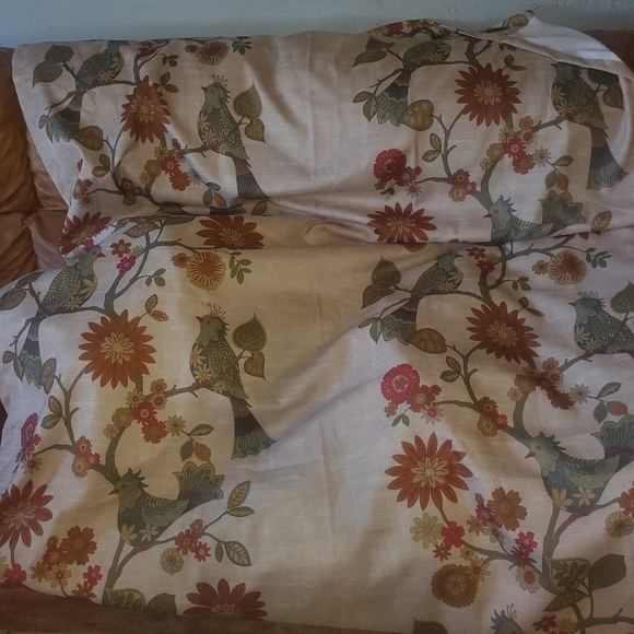 Pier one Grommet Curtains lined 50X96 neutral colors (2 panel)